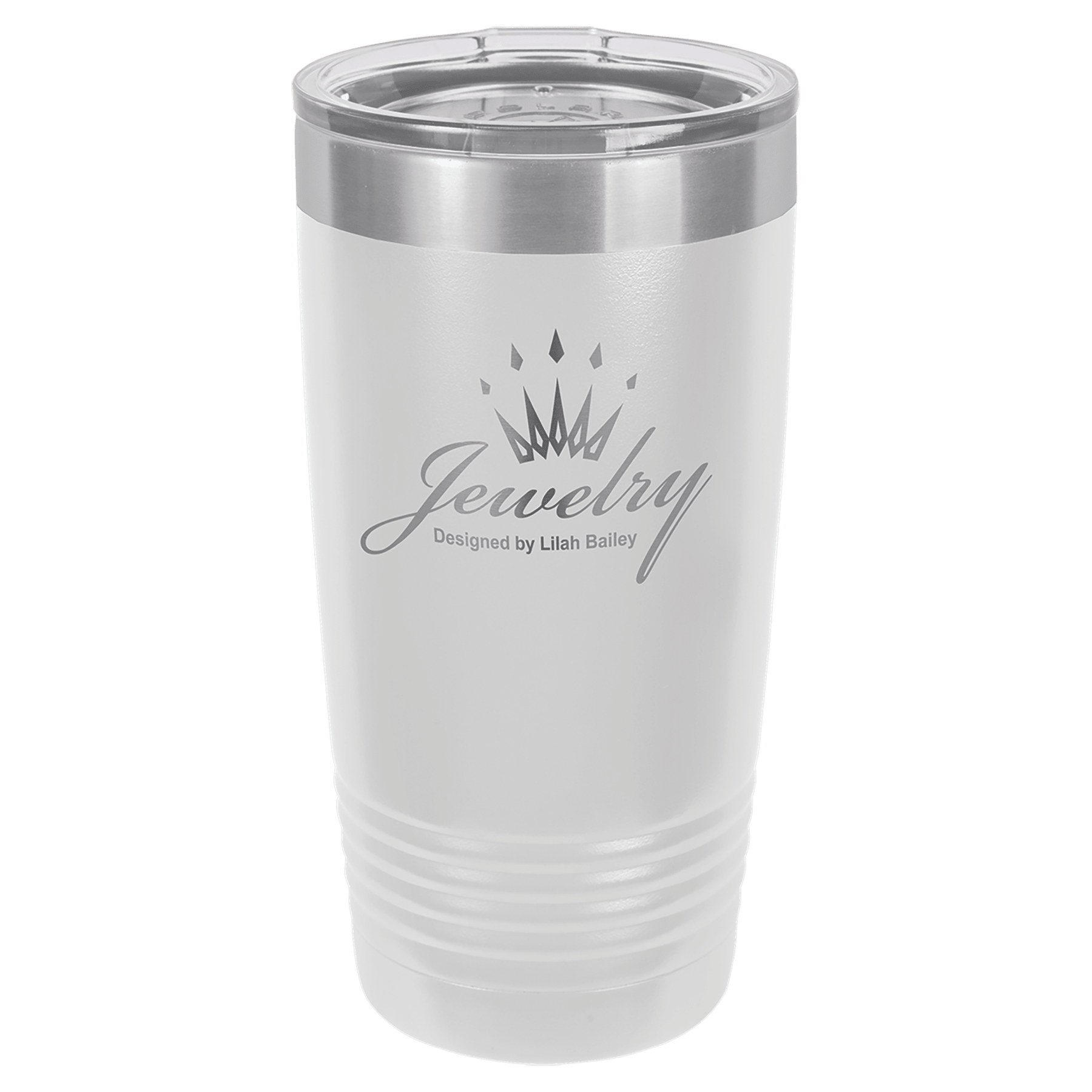 20 oz. Stainless Steel Vacuum Insulated Ringneck Tumbler with Clear Lid