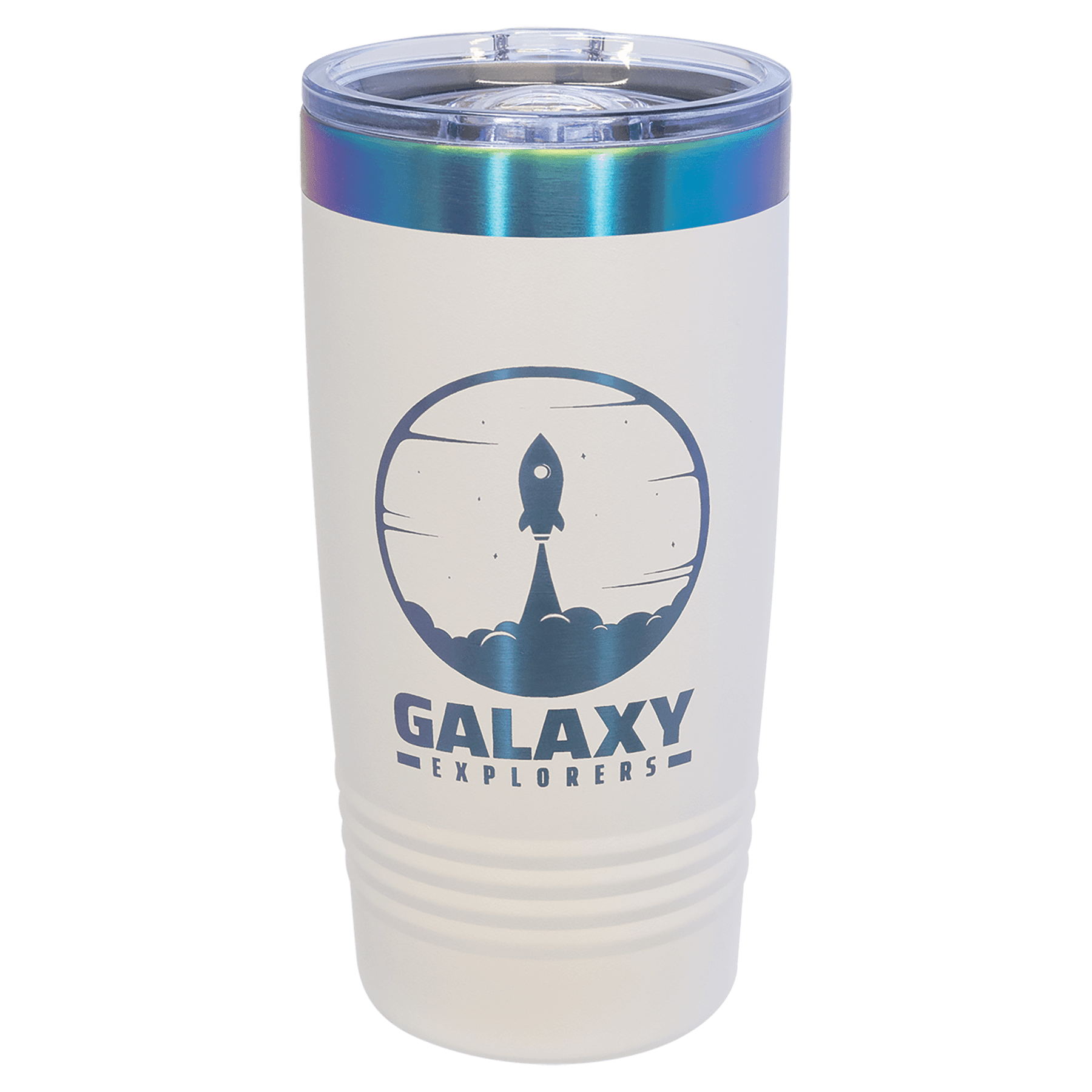 Polar Camel 20 oz. Vacuum Insulated Ringneck Tumbler with Clear Lid