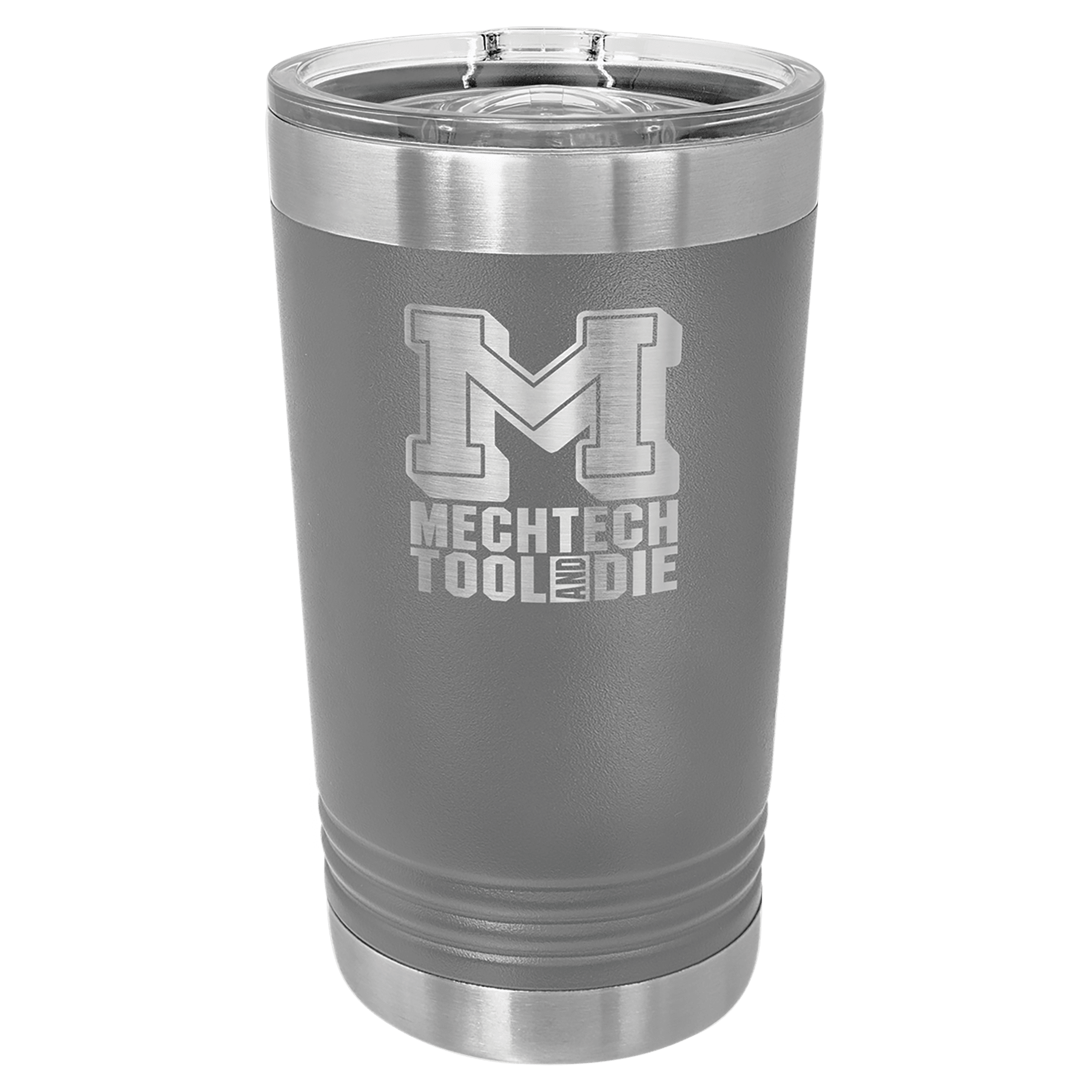 16 oz. Stainless Steel Pint with Slider Lid