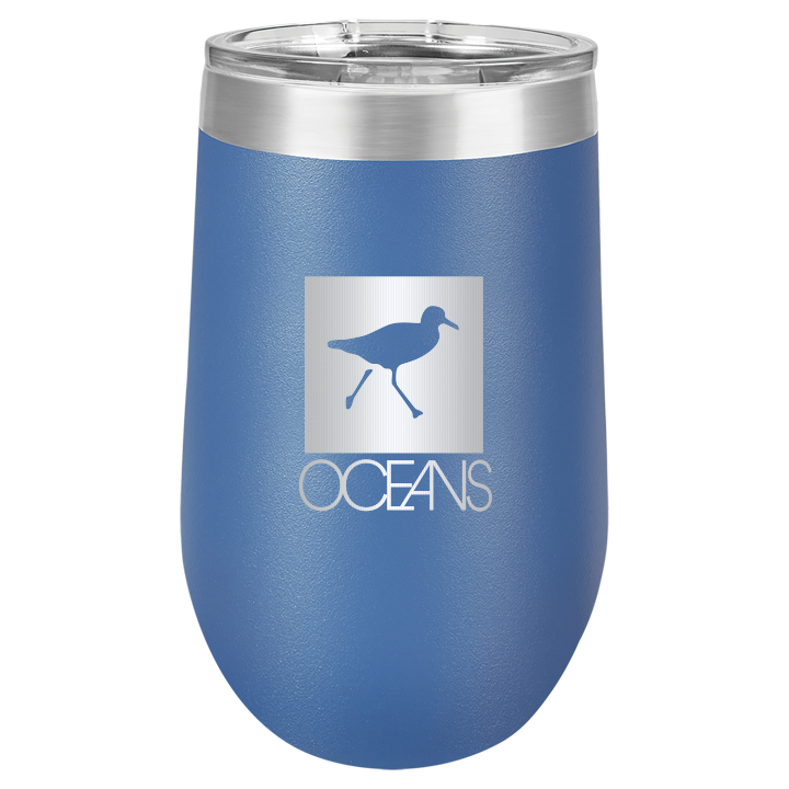 OCEANS Polar Camel 16 oz. Vacuum Insulated Stemless Tumbler with Lid