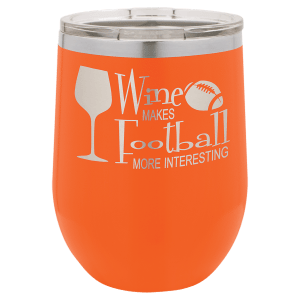 12 oz. Stainless Steel Vacuum Insulated Stemless Wine Tumbler with Lid