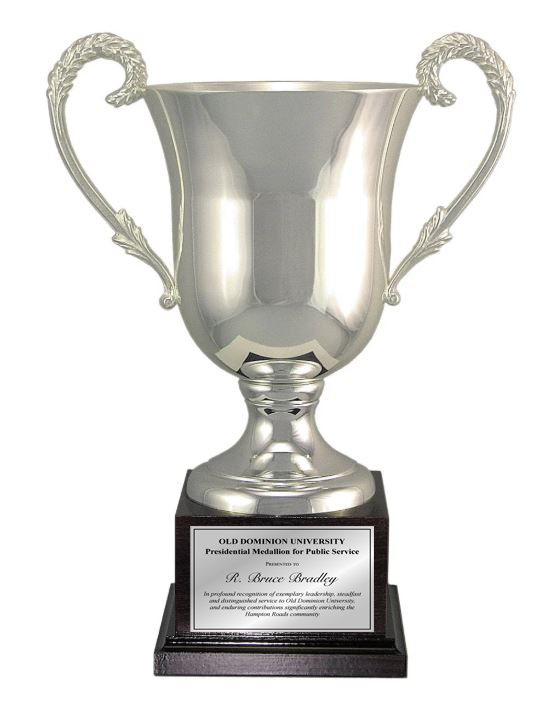 Silver plated Italian Engravable Cup.  Engraving on cup add'l cost.