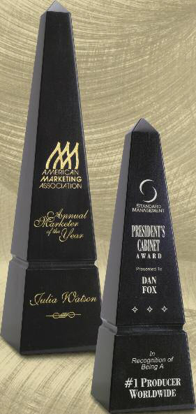 Black Marble Obelisk