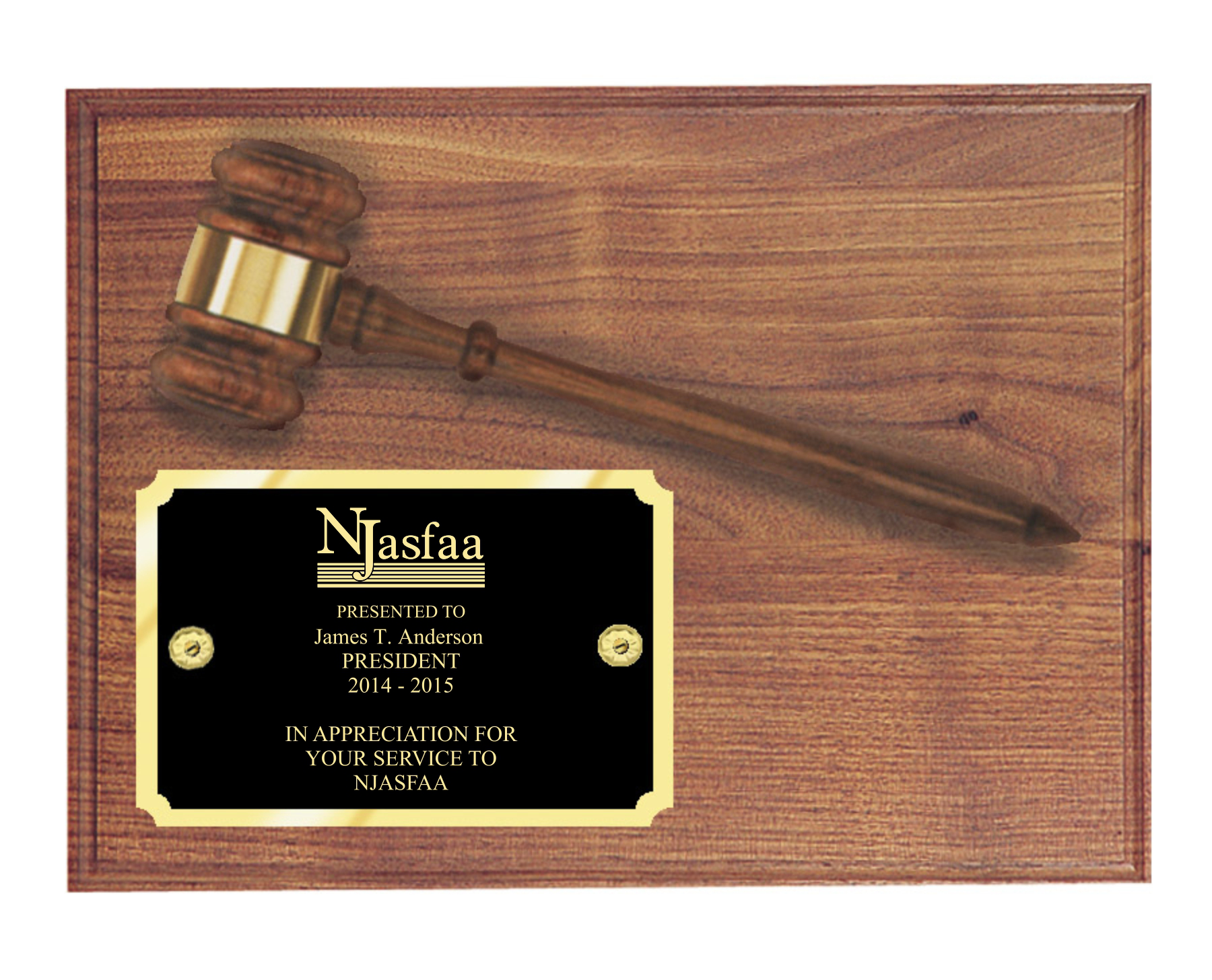 Gavel Plaque