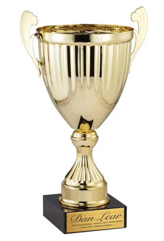 Gold Metal Cup on Marble Base