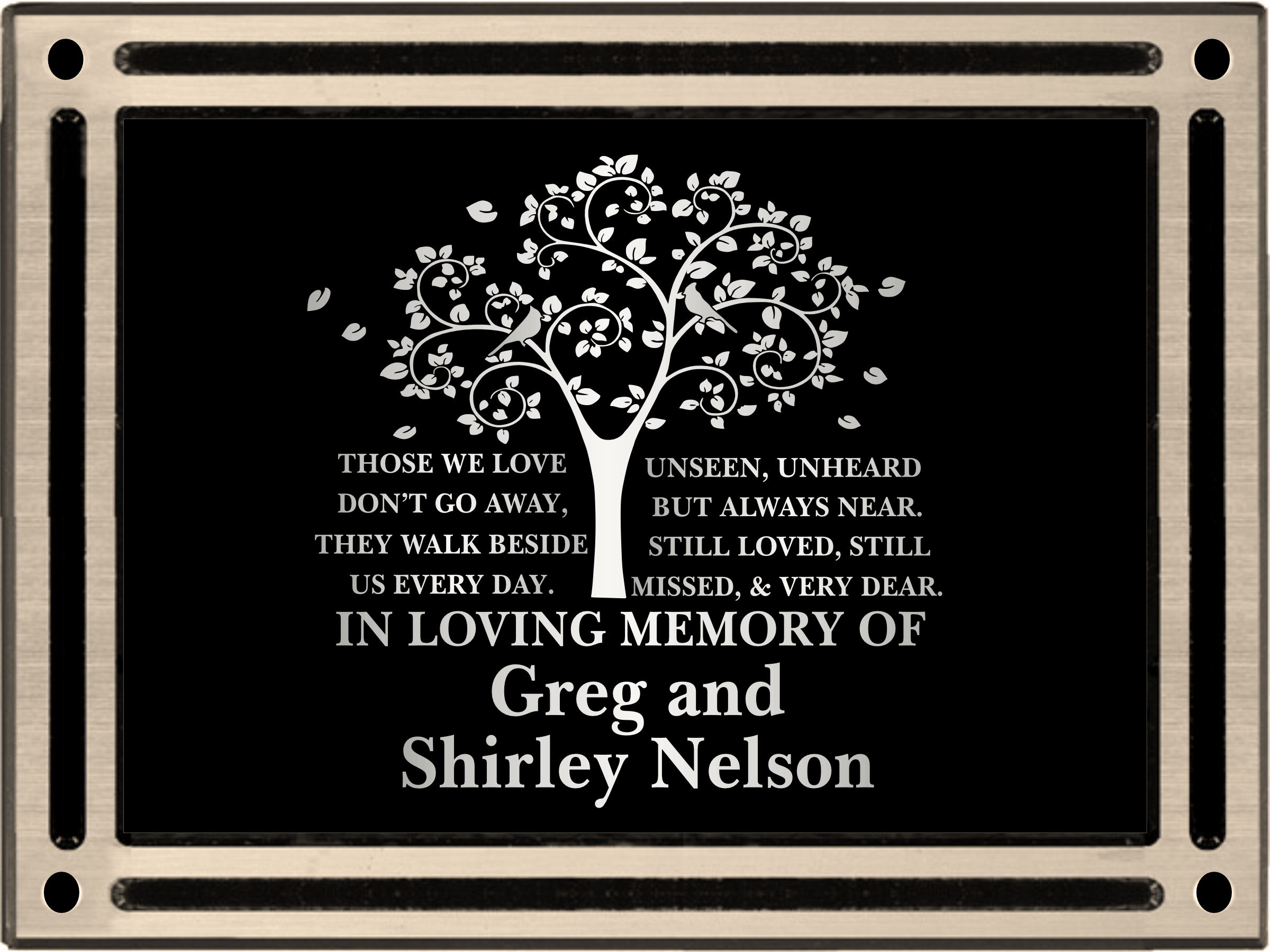 Cast Aluminum Plaque