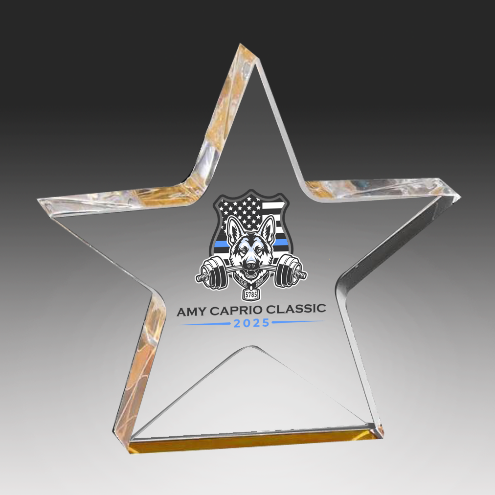 Gold Acrylic Star