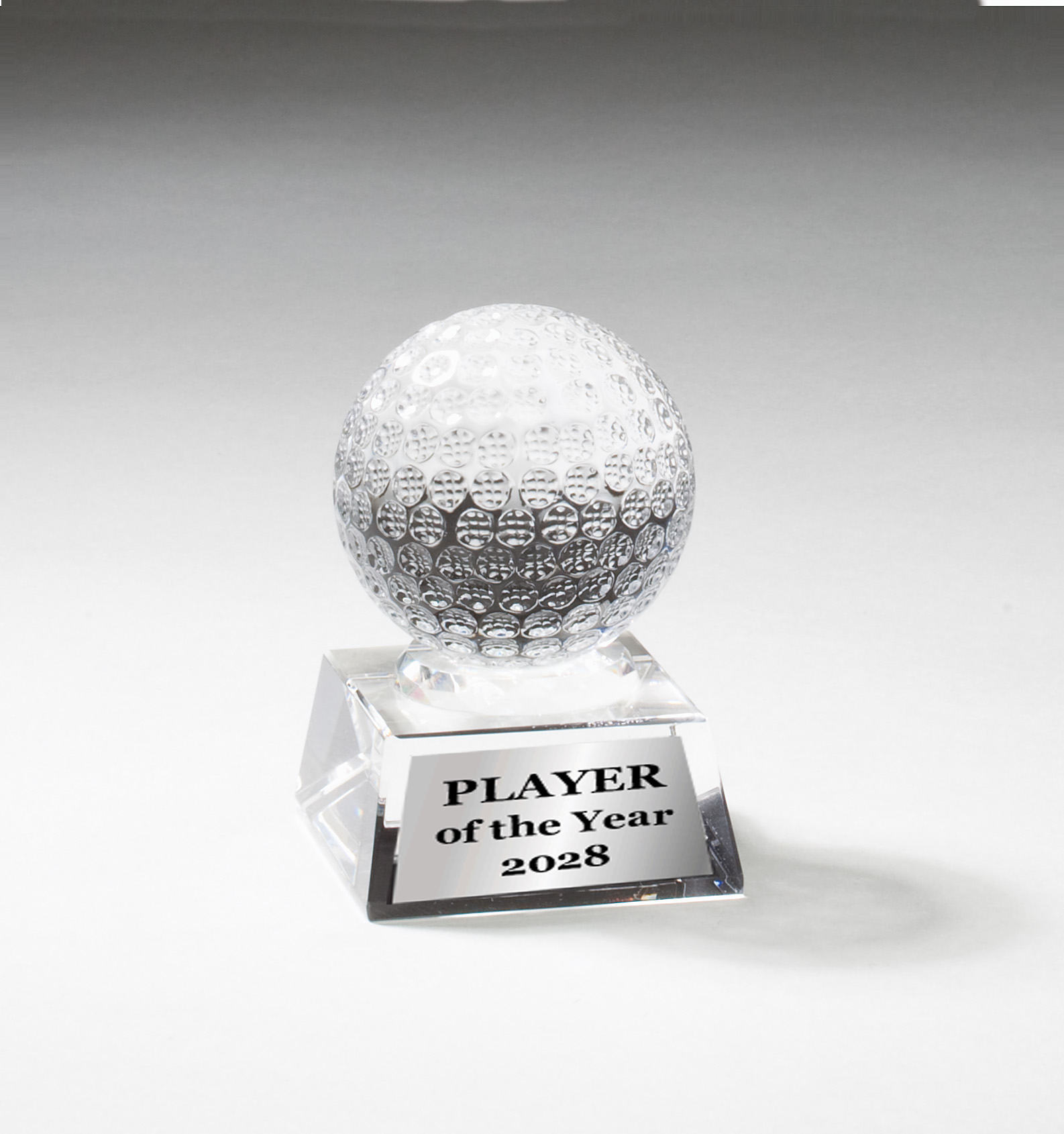Crystal Golf Ball Award