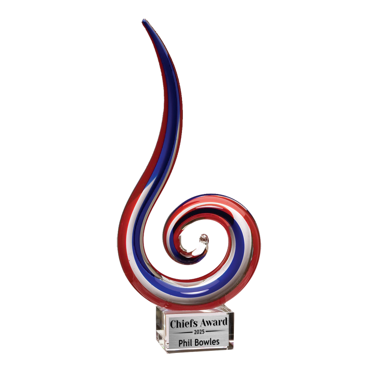 Art Glass Sculpture 14.5"