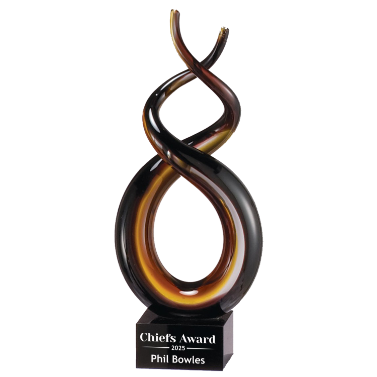 9.75" Art Glass Sculpture