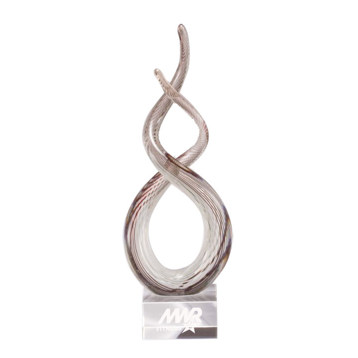 Hand Blown Art Glass Sculpture Award