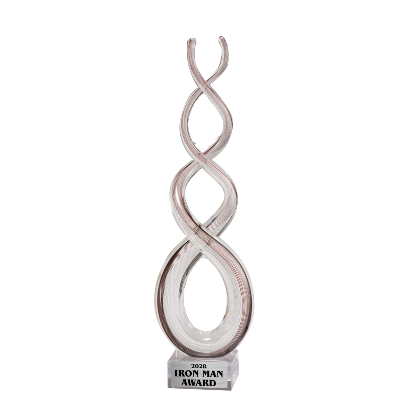 Hand Blown Art Glass Sculpture Award