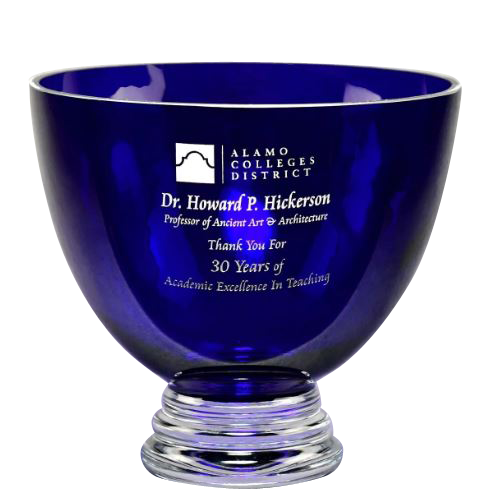 Cobalt Crystal Bowl