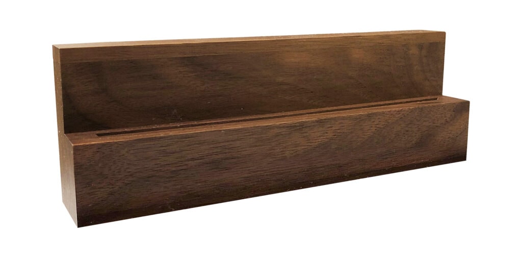 Solid Walnut Coin Display Rack