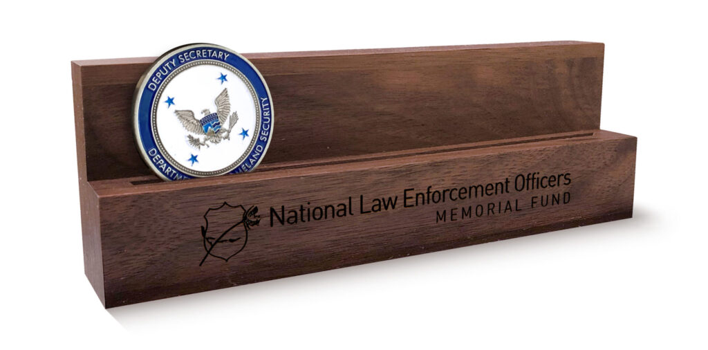 Solid Walnut Coin Display Rack