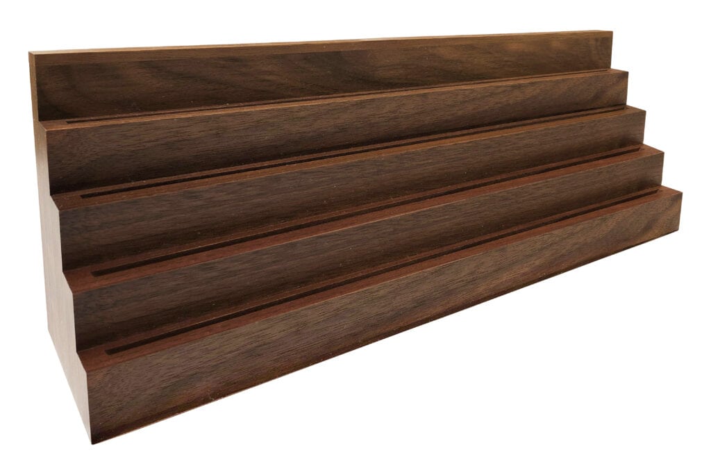 Solid Walnut Coin Display Rack