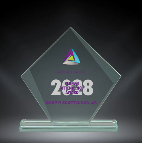 JADE DIAMOND GLASS AWARD