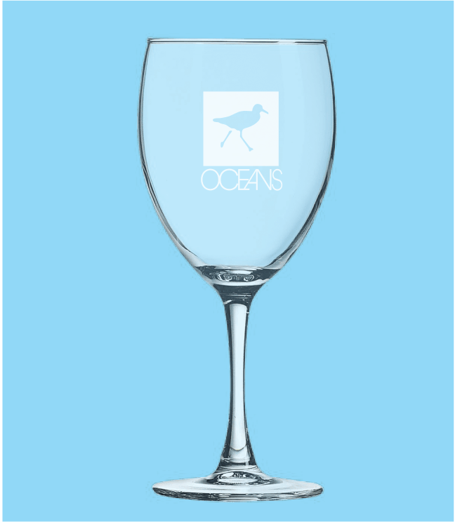 OCEANS Wine Glass