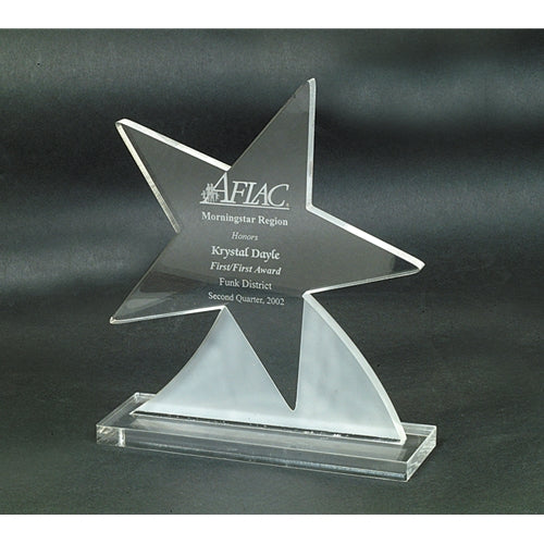 Acrylic Shooting Star Award