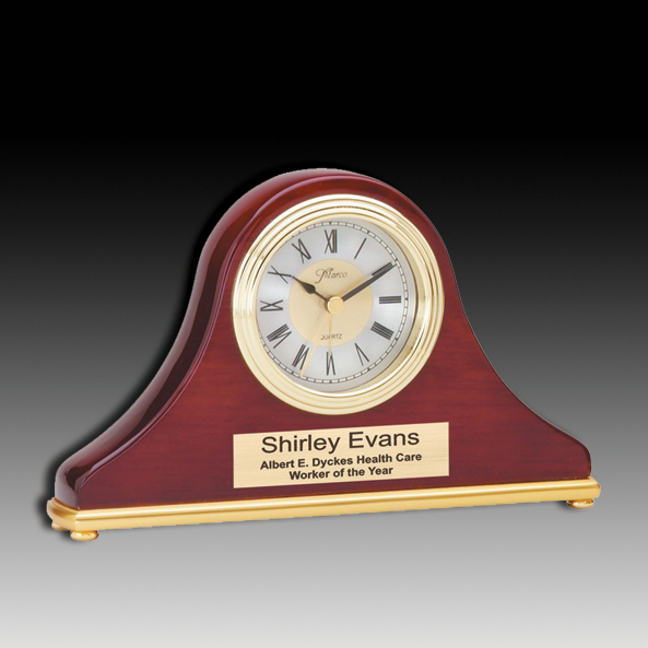 MANTLE CLOCK ROSEWOOD 4.5"X7.5"