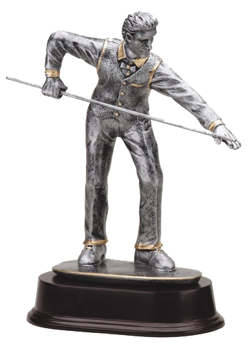 Pool Player Resin