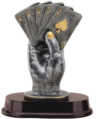 HAND OF CARDS RESIN