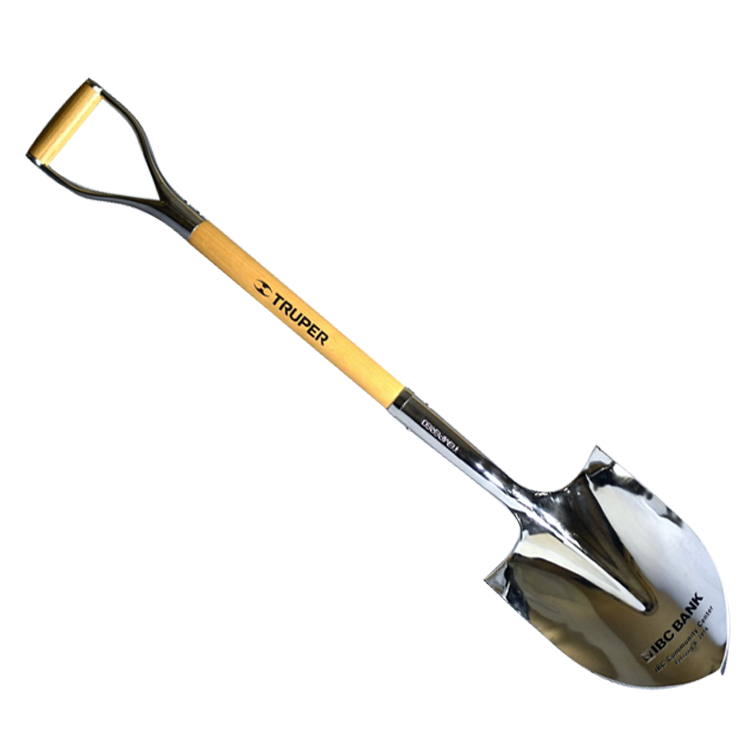 Nickel-Plated Ceremonial Shovel