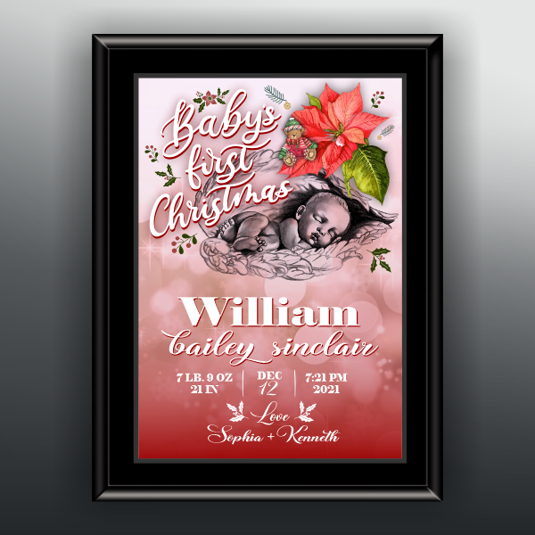 Plaque with Full Plate of Sublimation