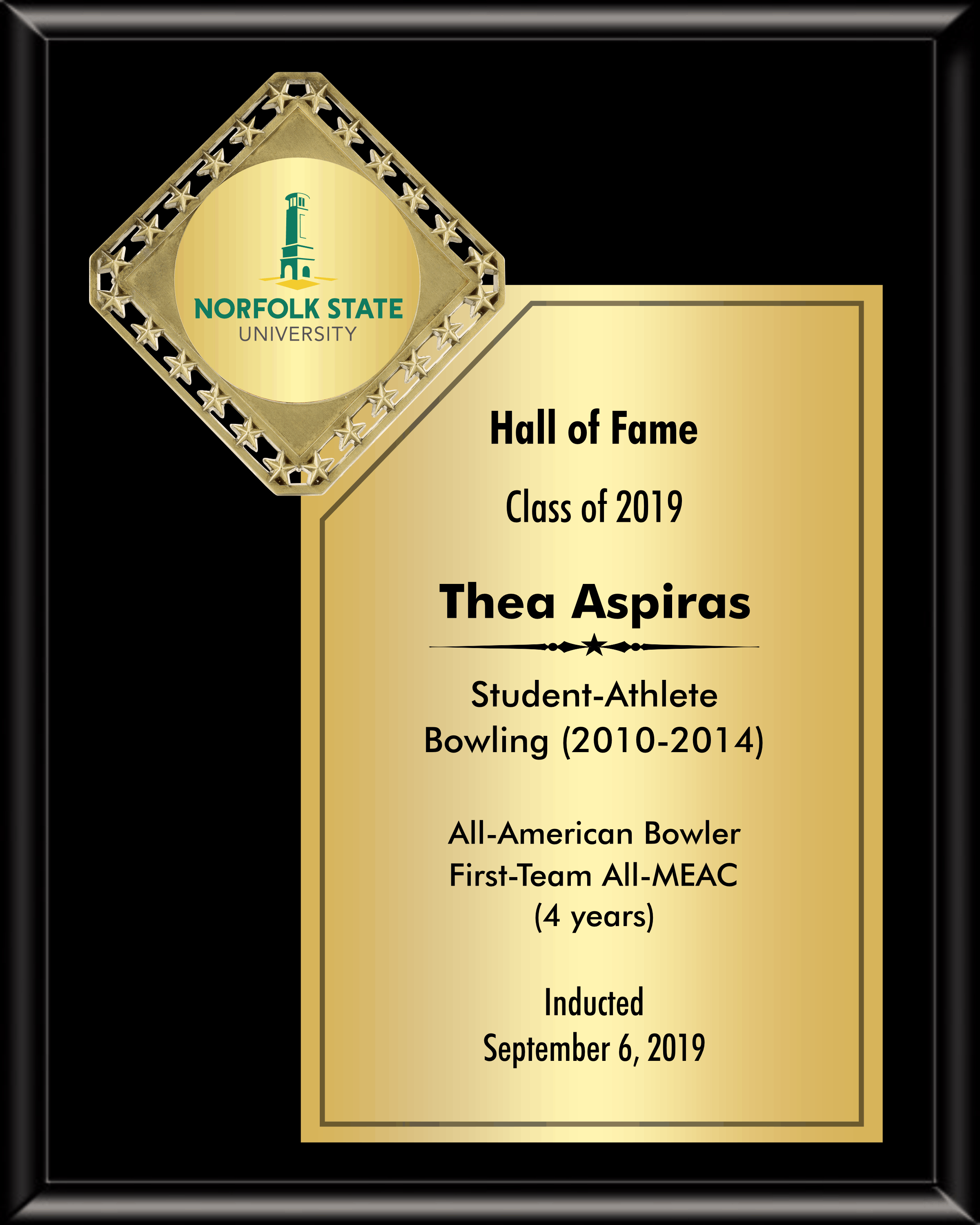 Diamond Medallion Plaque