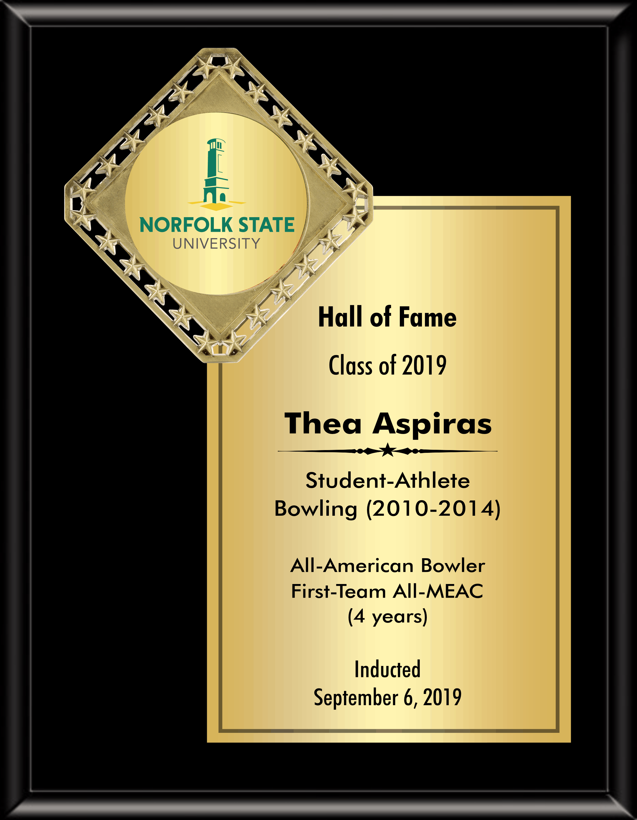 Diamond Medallion Plaque