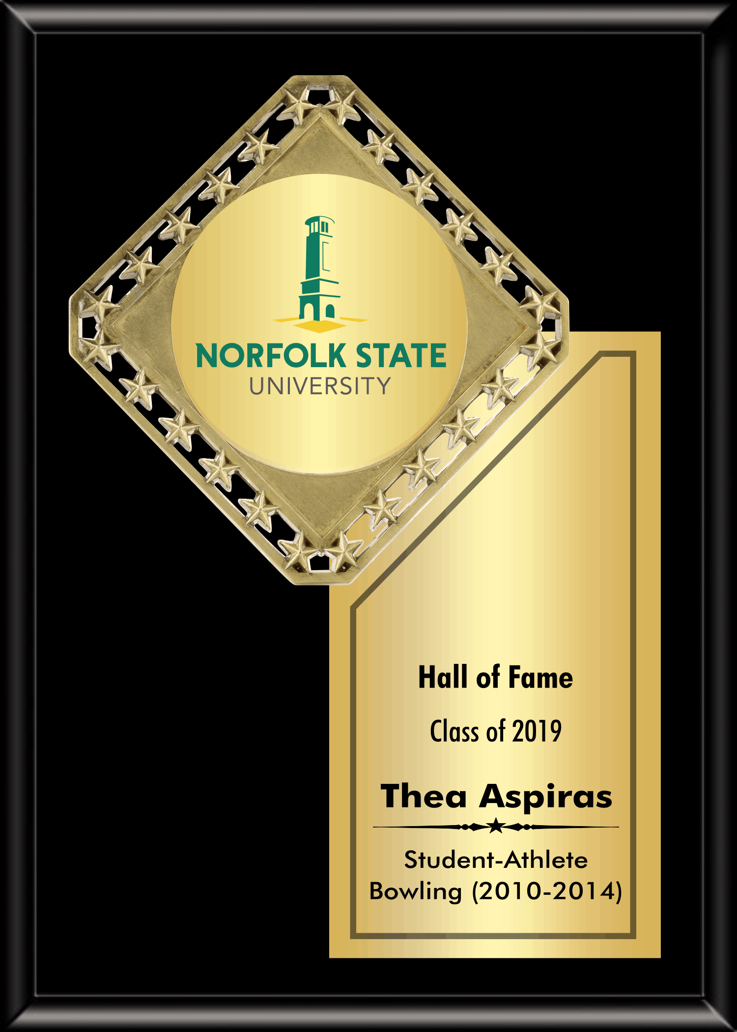 Diamond Medallion Plaque