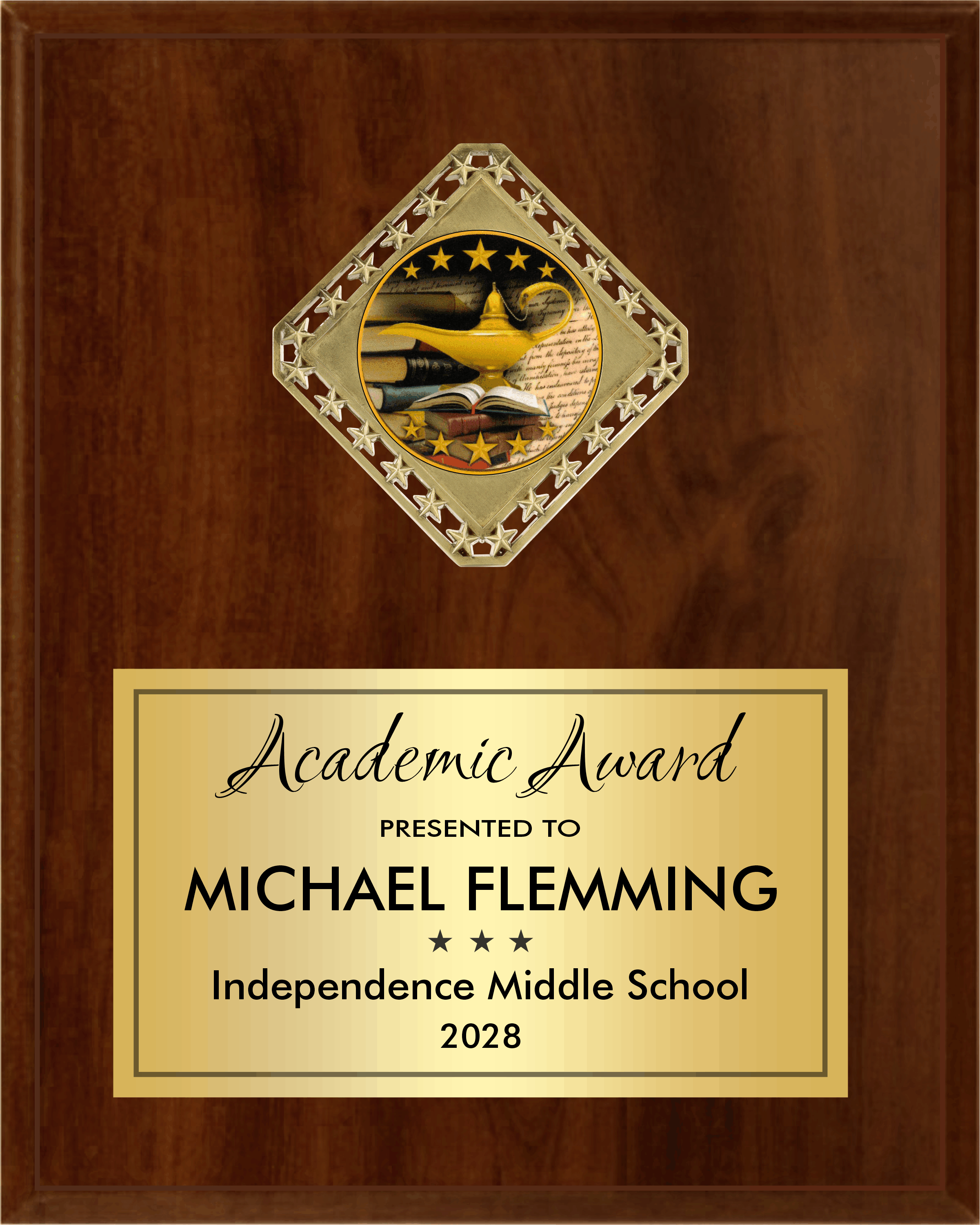 Diamond Plaque Series - Vertical Plaque