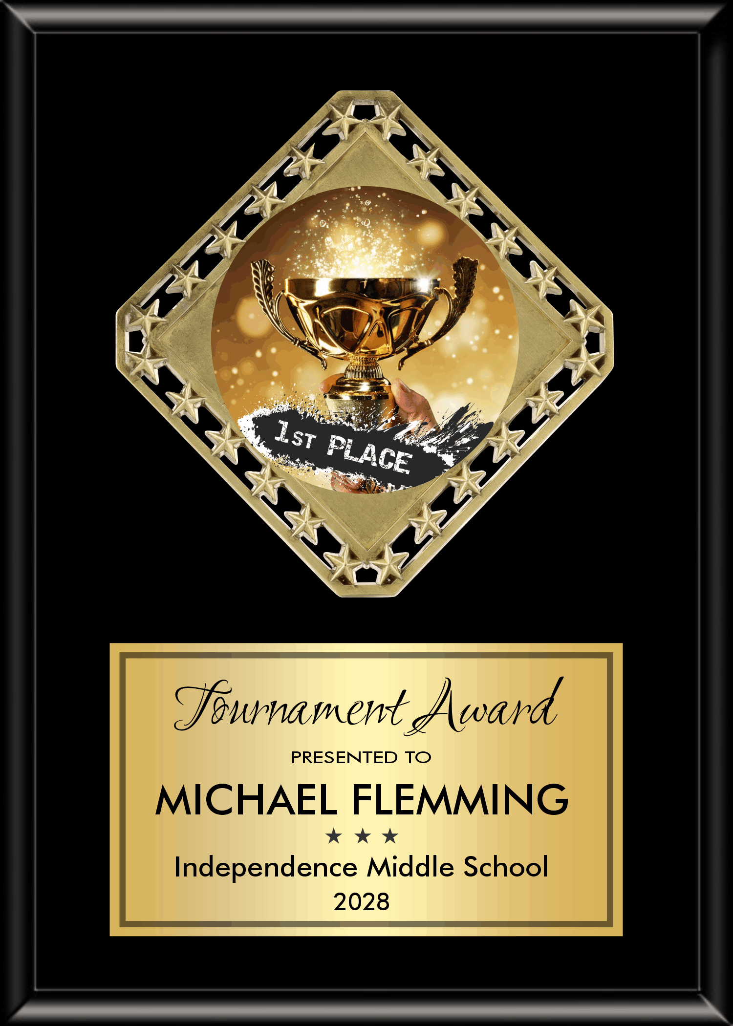 Diamond Plaque Series - Vertical Plaque