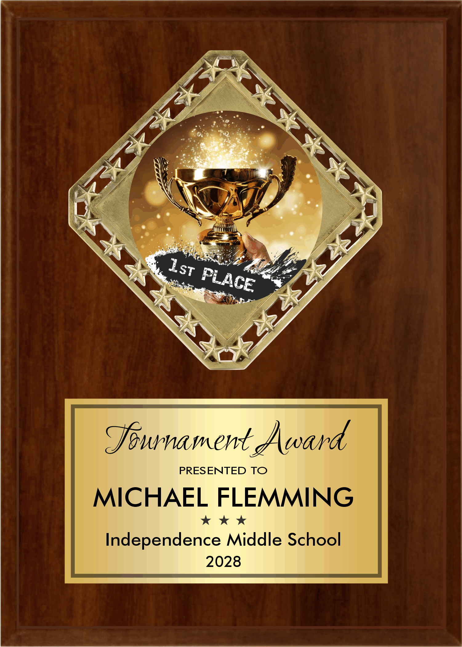 Diamond Plaque Series - Vertical Plaque