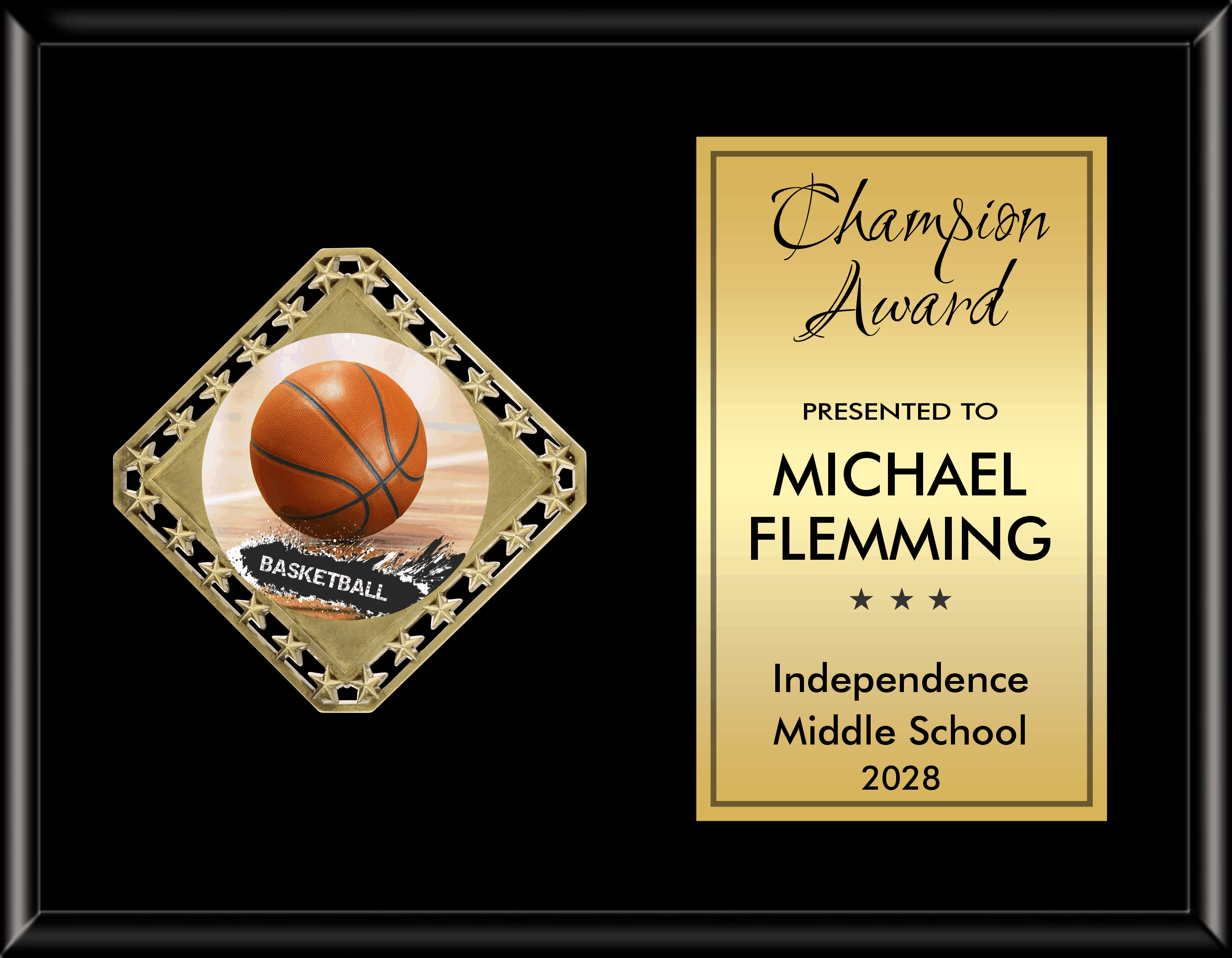 Diamond Plaque Series - Horizontal Plaque