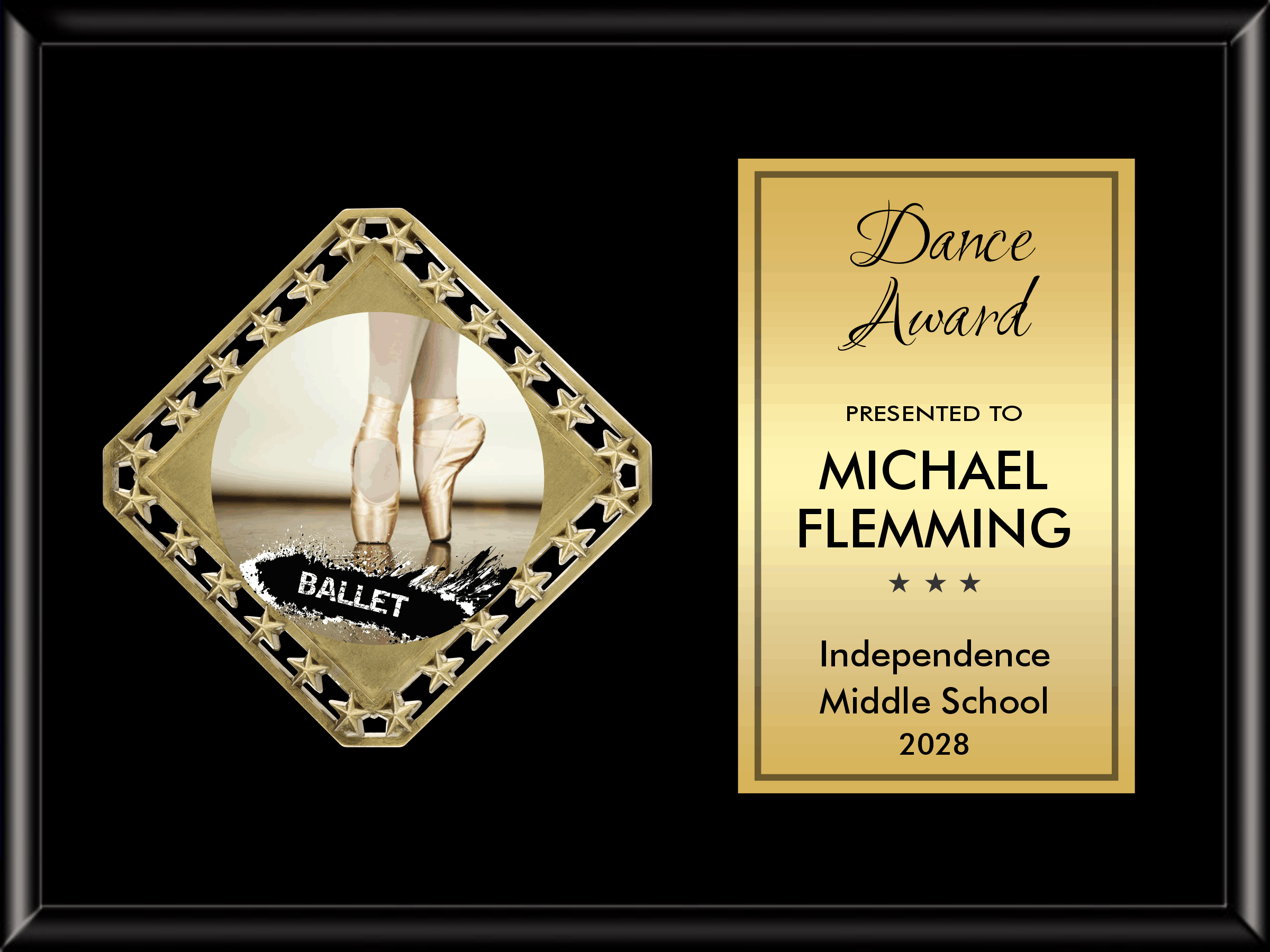 Diamond Plaque Series - Horizontal Plaque
