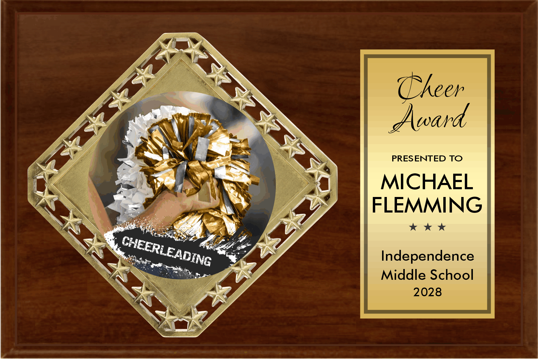 Diamond Plaque Series - Horizontal Plaque