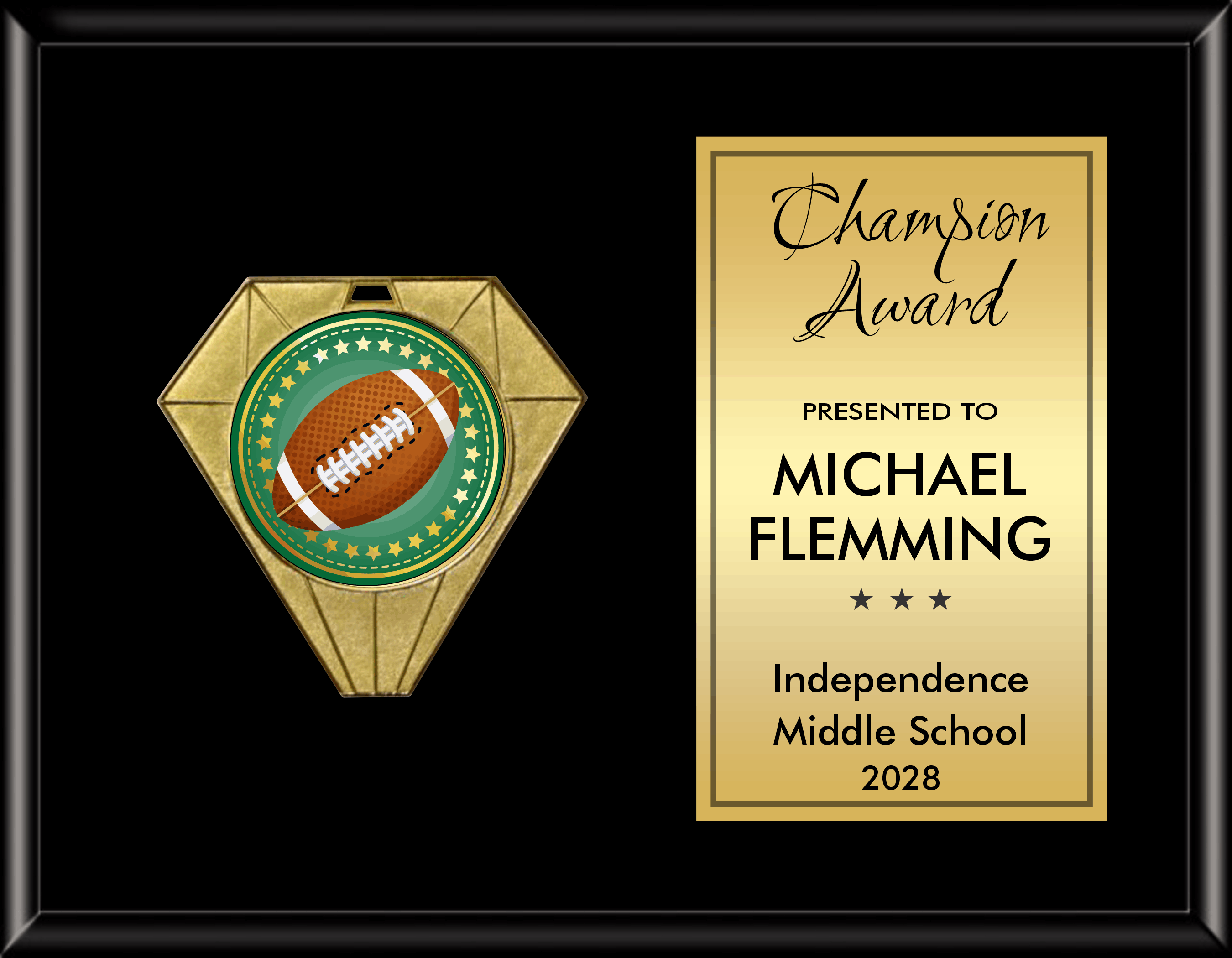 Jewel Plaque Series - Horizontal Plaque