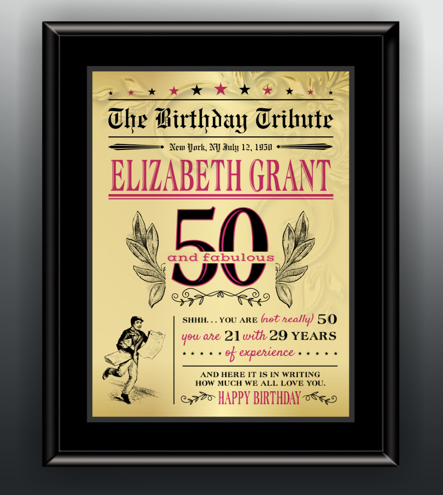 Plaque with Full Plate of Sublimation