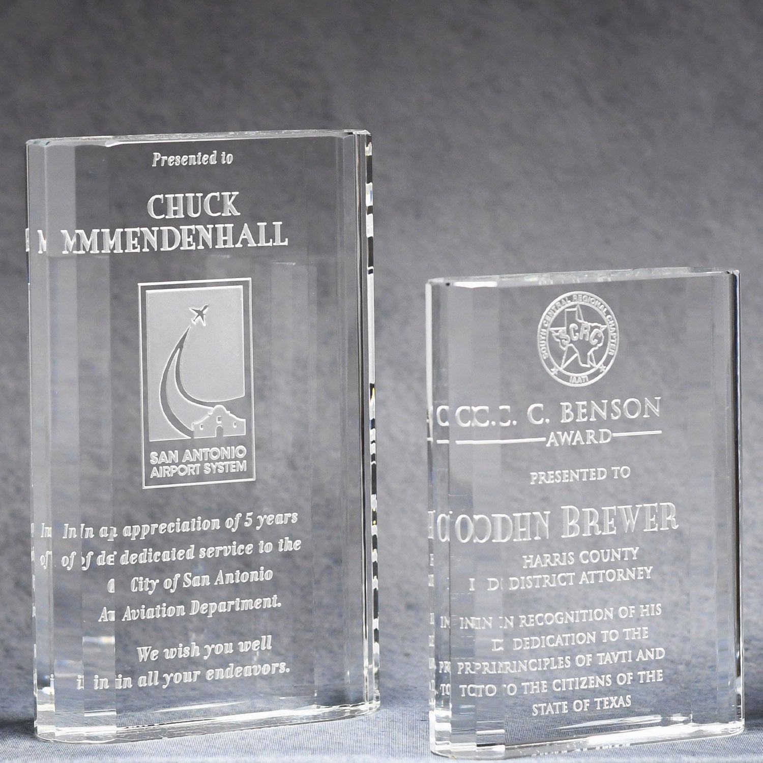 Optic Crystal Merit Award